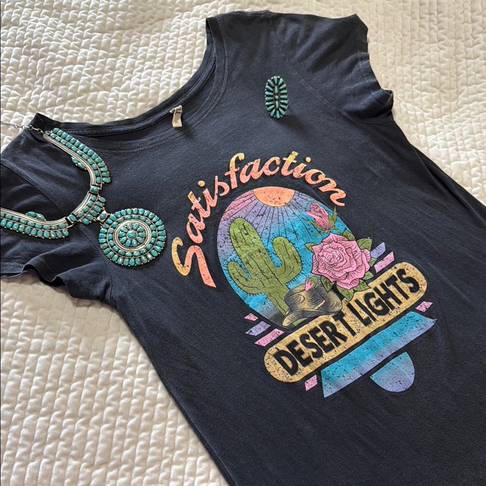 🌵🩵 Satisfaction Desert Lights Tee